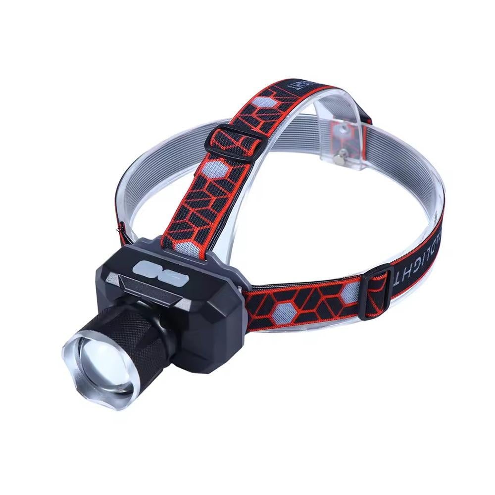 Фонарик налобный светодиодный SQ-726-2 7,5x7,8 см Черный Фонарик налобный светодиодный SQ-726-2 7,5x7,8 см Черный