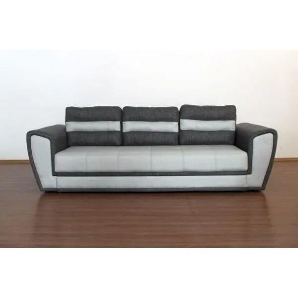 Диван ортопедический галичина Шик Нева раскладной Натуральное дерево/Светло-серый