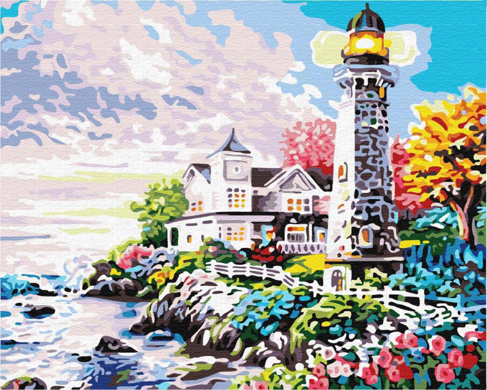 Картина по номерам Brushme Дом у маяка 40x50 см без коробки (BK-GX7450) Картина по номерам Brushme Дом у маяка 40x50 см без коробки (BK-GX7450)