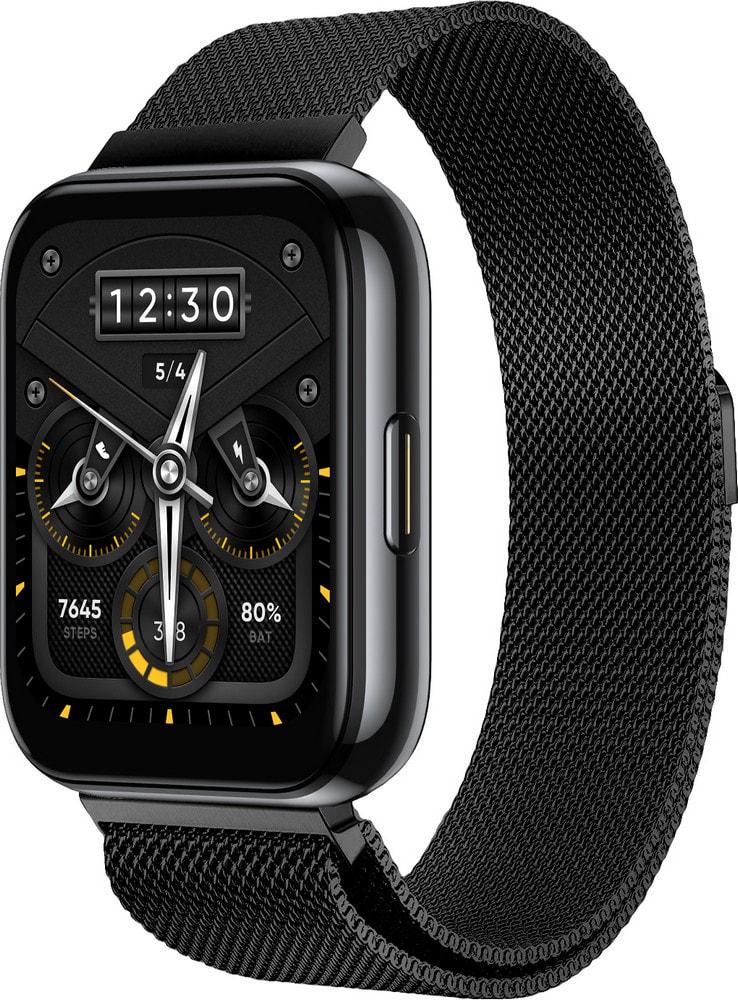 Петля миланская Milano для Realme Watch 2/2 Pro Black (37282-2B) Петля миланская Milano для Realme Watch 2/2 Pro Black (37282-2B)