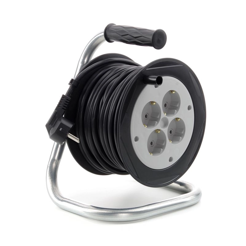 Подовжувач на котушці Apro з заземленням 3х1 мм2 15 м (852072) Подовжувач на котушці Apro з заземленням 3х1 мм2 15 м (852072)