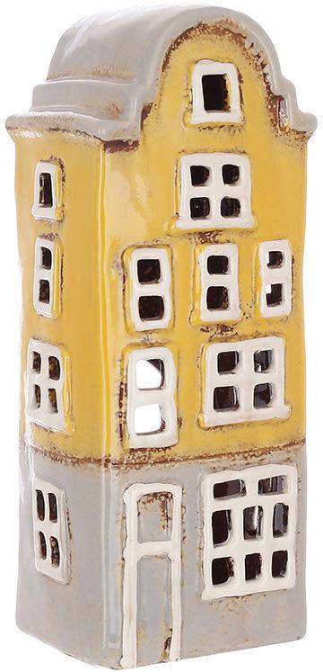 Подсвечник керамический декоративный Старый Город дом N29 10х8х26 см