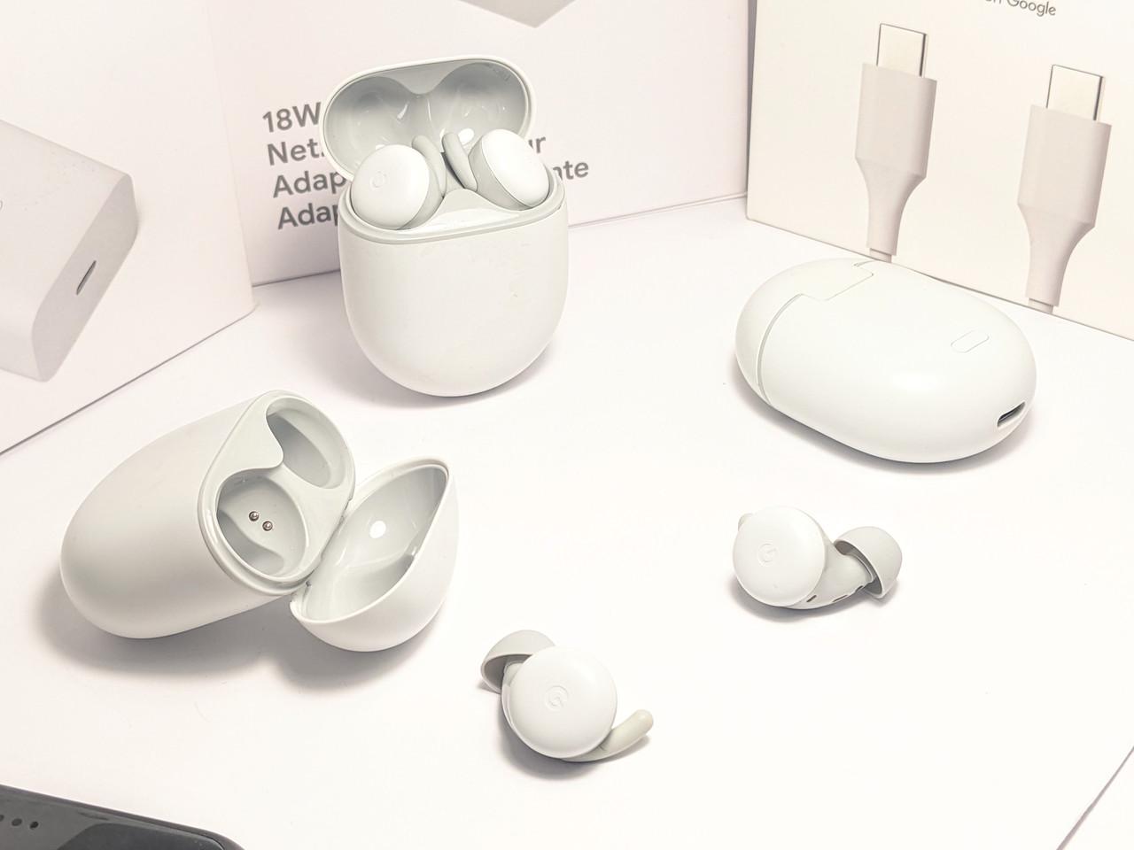 Наушники Google Pixel Buds A-Series Clearly White (1966068602) - фото 5 Наушники Google Pixel Buds A-Series Clearly White (1966068602) - фото 5