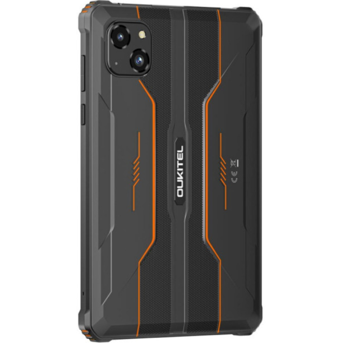 Планшет защищеный Oukitel RT3pro 8" HD 4GB/128 GB G81 5150 mAh 16+8 Мп IP69K LTE Black/Orange (RT3pro_Orange) - фото 6 Планшет защищеный Oukitel RT3pro 8" HD 4GB/128 GB G81 5150 mAh 16+8 Мп IP69K LTE Black/Orange (RT3pro_Orange) - фото 6