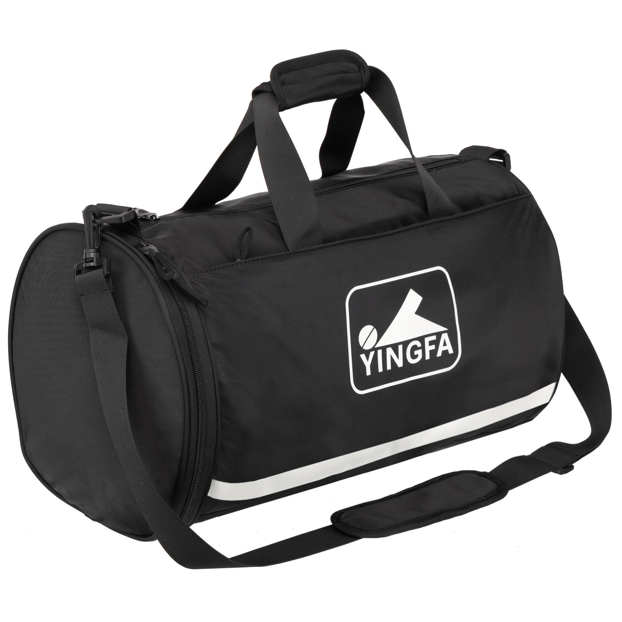 Сумка спортивная YINGFA WF2227 48х25х27 см Черный (WF2227_Черный)