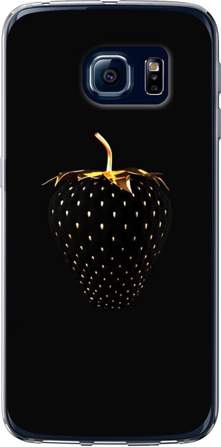 Чехол на Samsung Galaxy S6 Edge G925F Черная клубника (3585t-83-42517)
