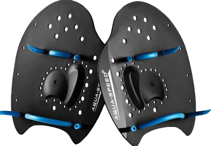 Лопатки для плавання Aqua Speed SKILL PADDLE 1791 21,5х20 см L Синій (6936116101889)