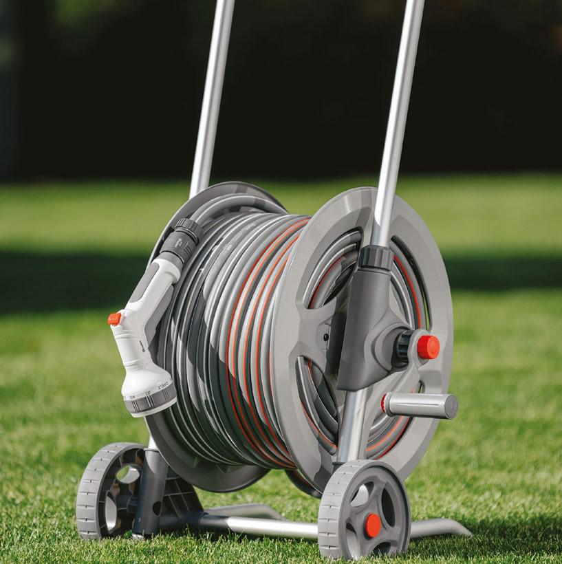 Тележка металлическая со шлангом Bradas W Line 1/2" 30 м и аксессуарами комплект для полива SILVER PRO SET White (WL-AG33330SET1) - фото 5 Тележка металлическая со шлангом Bradas W Line 1/2" 30 м и аксессуарами комплект для полива SILVER PRO SET White (WL-AG33330SET1) - фото 5