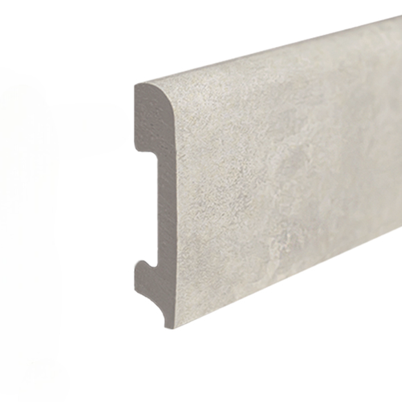 Плинтус дюрополимерный 77х15х2500 мм Светлый бетон (7715P-20175)