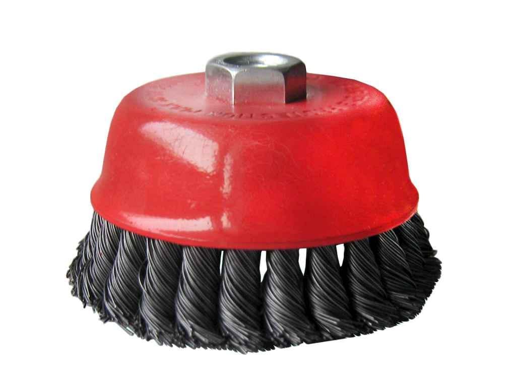 Щетка торцевая Master Tool d 100 мм витая (19-7010) Щетка торцевая Master Tool d 100 мм витая (19-7010)