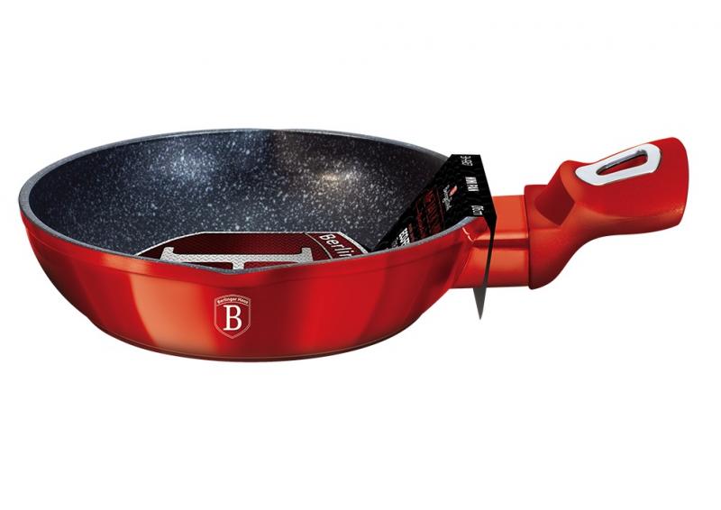 Сковорода Berlinger Haus Burgundy Ø 16 см мармурове покриття (BH-1967)