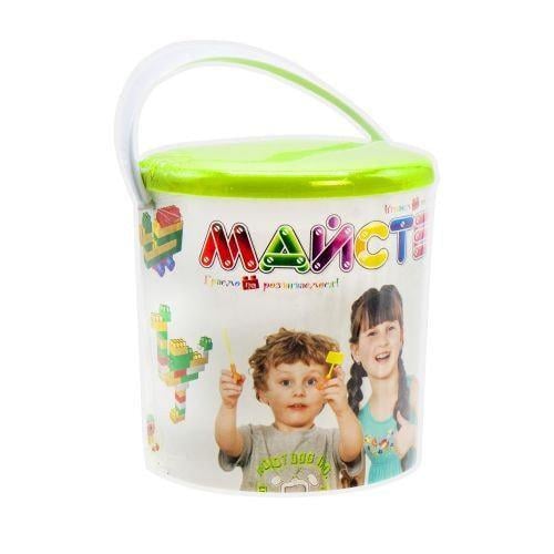 Конструктор Майстер в відрі 66 деталей (625)