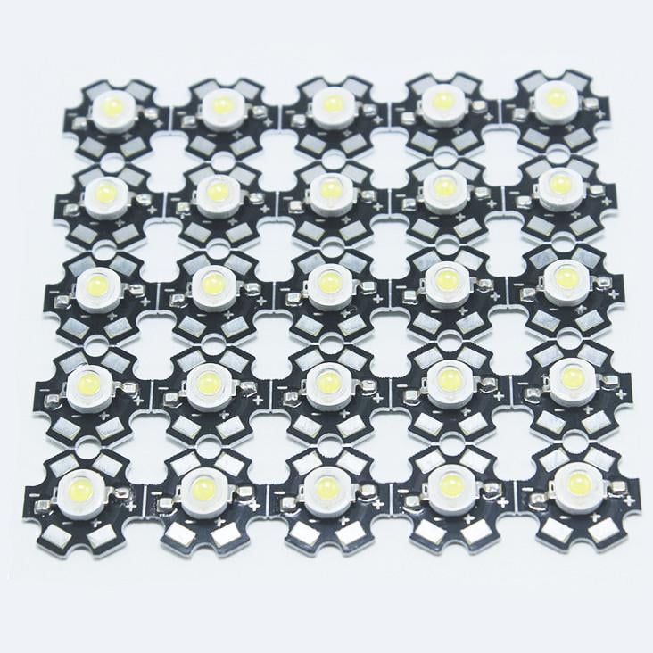 Надяскравий світлодіод LED 3W 260 Lm на підкладці 3,2-3,4V 3000K - фото 3