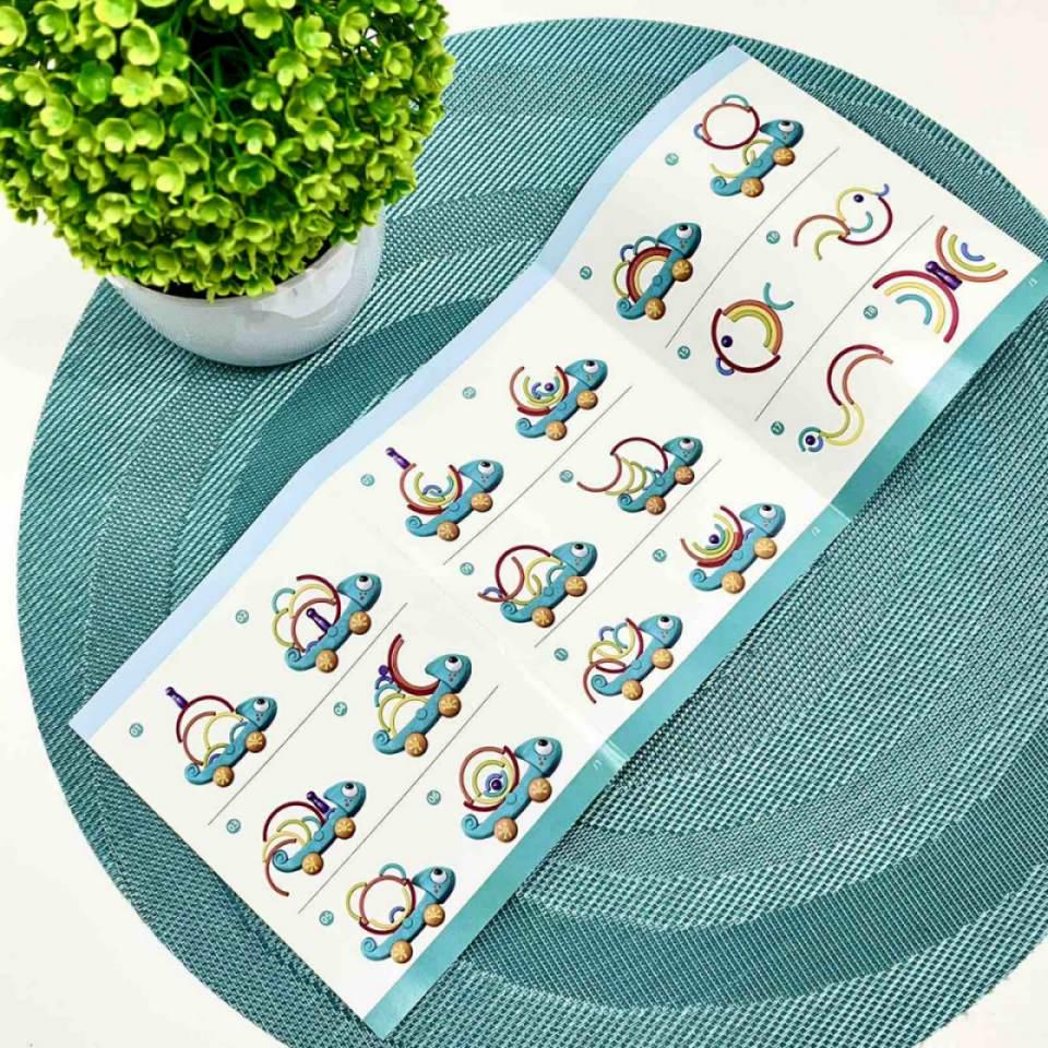 Каталка детская Hola Хамелеон-пирамидка (HA795700) - фото 7 Каталка детская Hola Хамелеон-пирамидка (HA795700) - фото 7