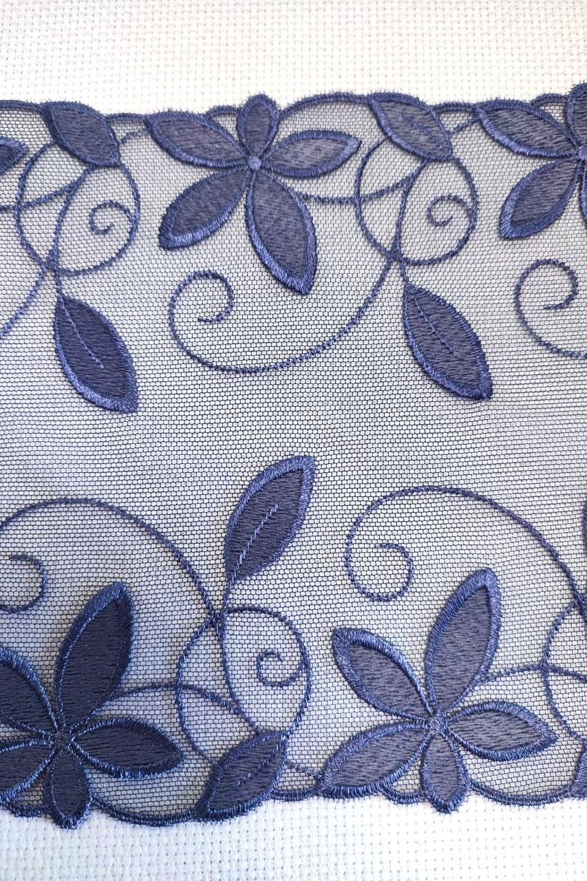 Кружево ажурное на сетке 170 мм Фиолетовый (2398615031)