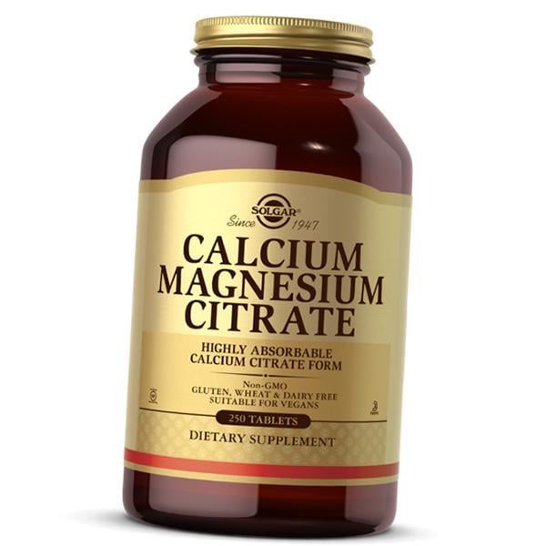 Цитрат кальция и магния Calcium Magnesium Citrate 250 таблеток (36313189)