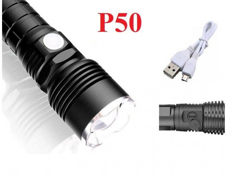 Ліхтарик A73-P50 ЗУ microUSB - фото 4
