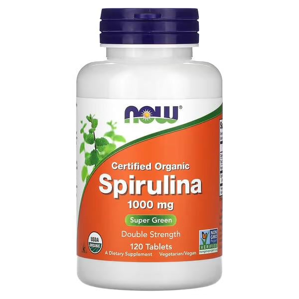 Спіруліна NOW Spirulina 1000 мг 120 табл. (NOW-02715)