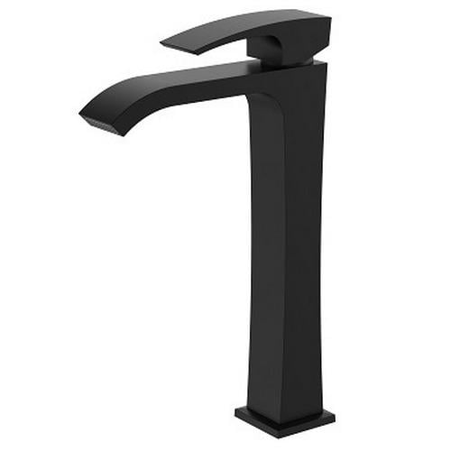 Смеситель для умывальника KOER KB-13007-05 KR3445 высокий однорычажный Черный (176832)