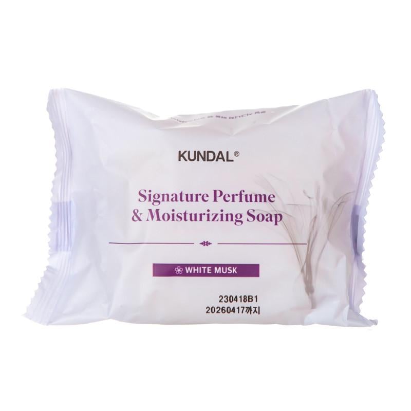 Мыло для тела парфюмированное Kundal Signature Perfume & Moisturizing Soap White Musk Белый мускус 85 г (423841)