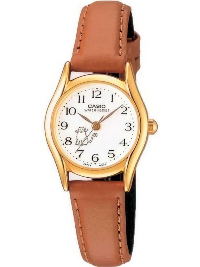 Наручний годинник жіночий Casio LTP-1094Q-7B8 Timeless Collection Lady Timeless Collection з білим циферблатом