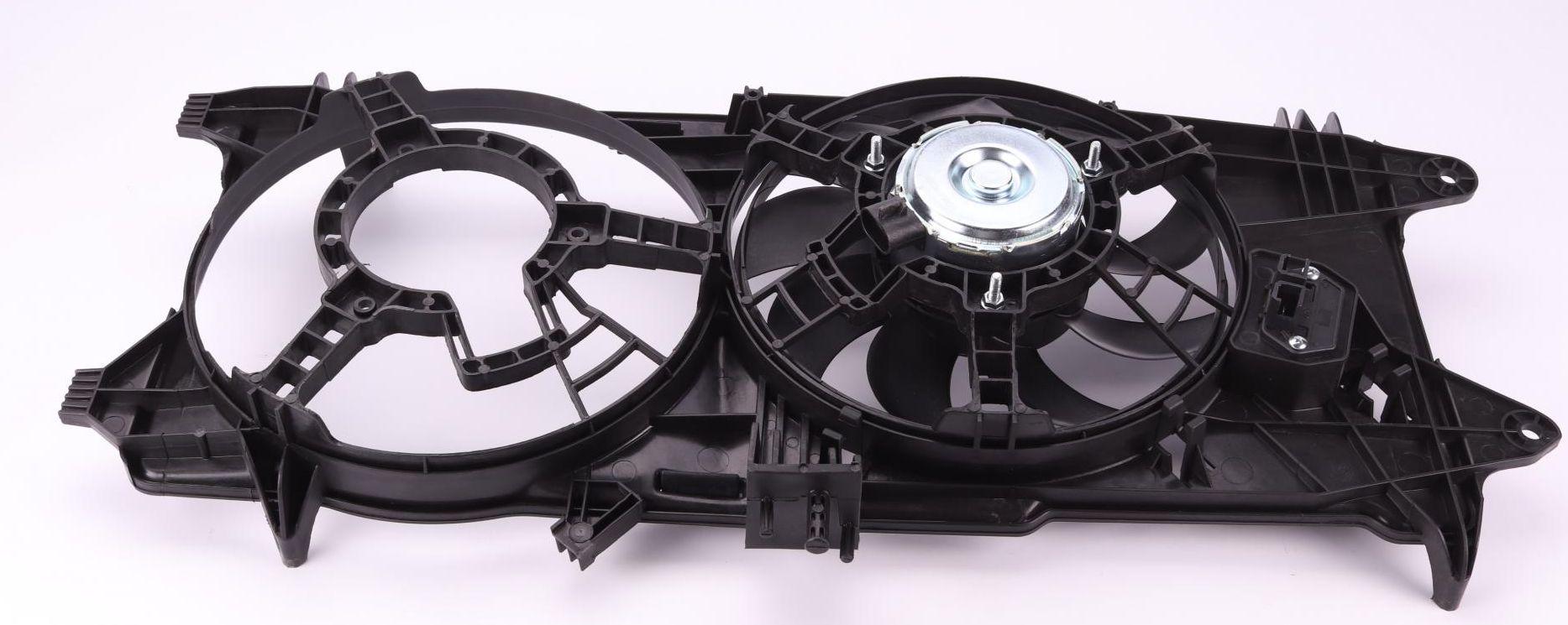 Вентилятор радіатора Fiat Doblo 01- з дифузором (47234)