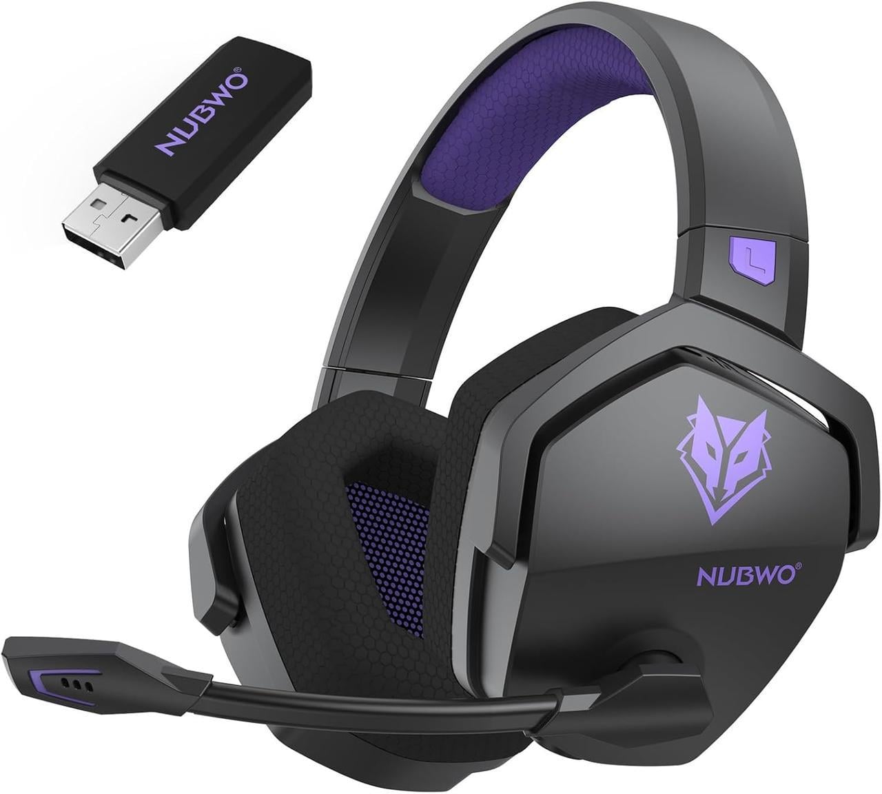 Гарнитура беспроводная игровая bluetooth с микрофоном NUBWO G06 для PS5 PS4 ПК