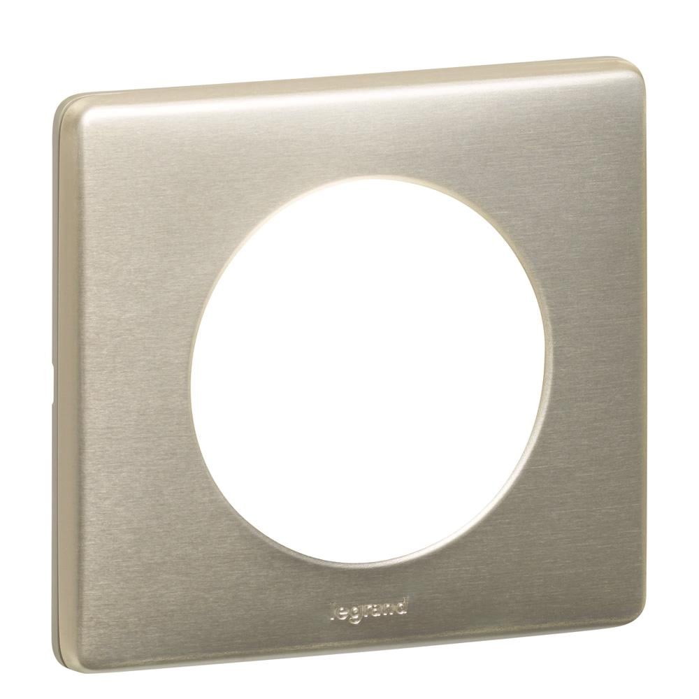Рамка Legrand Celiane 1п металл Титановый (68901)