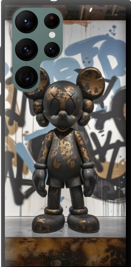 Чехол на Samsung Galaxy S22 Ultra Bronze kaws v2 (6098b-2500-42517)