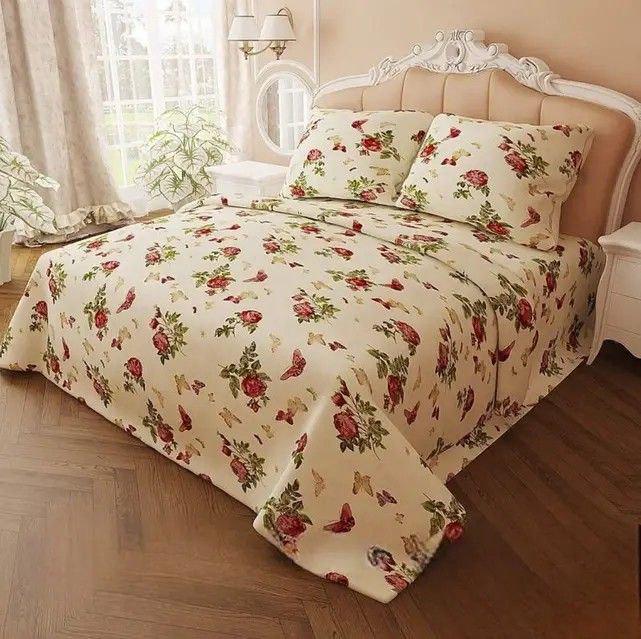 Комплект постельного белья Vital Textile Голд Люкс бязь евро 200х220 см (BLe-516)