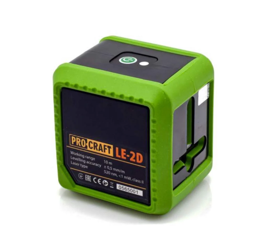 Лазерний рівень ProCraft LE-2D GREEN LINE (000204) - фото 2