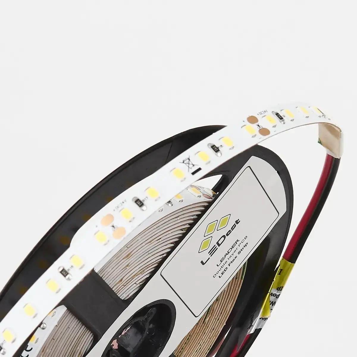 Світлодіодна стрічка LEDest-Leader 9,6 Вт 4000K 120 шт./м IP33 24В 1000 Лм SMD2835 (239446) - фото 2 Світлодіодна стрічка LEDest-Leader 9,6 Вт 4000K 120 шт./м IP33 24В 1000 Лм SMD2835 (239446) - фото 2