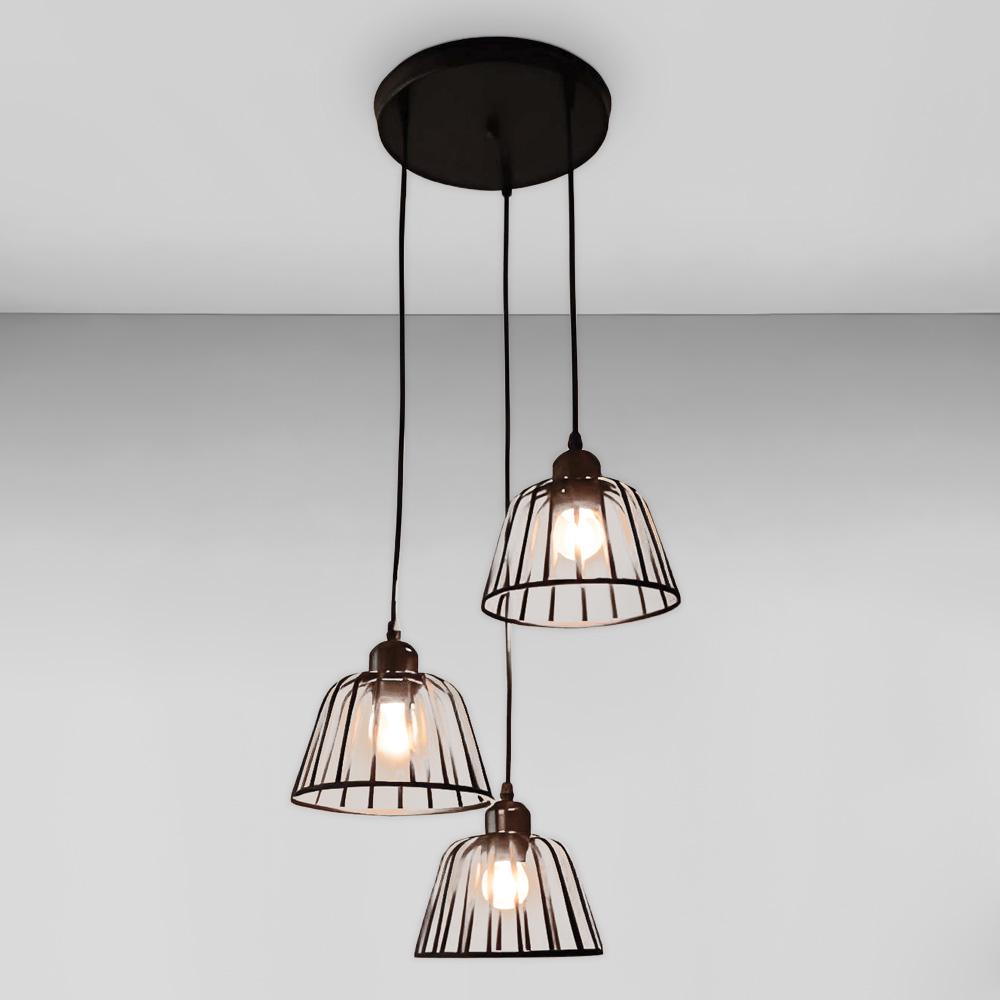 Люстра подвесная Light House SRS-18489/3 Черный