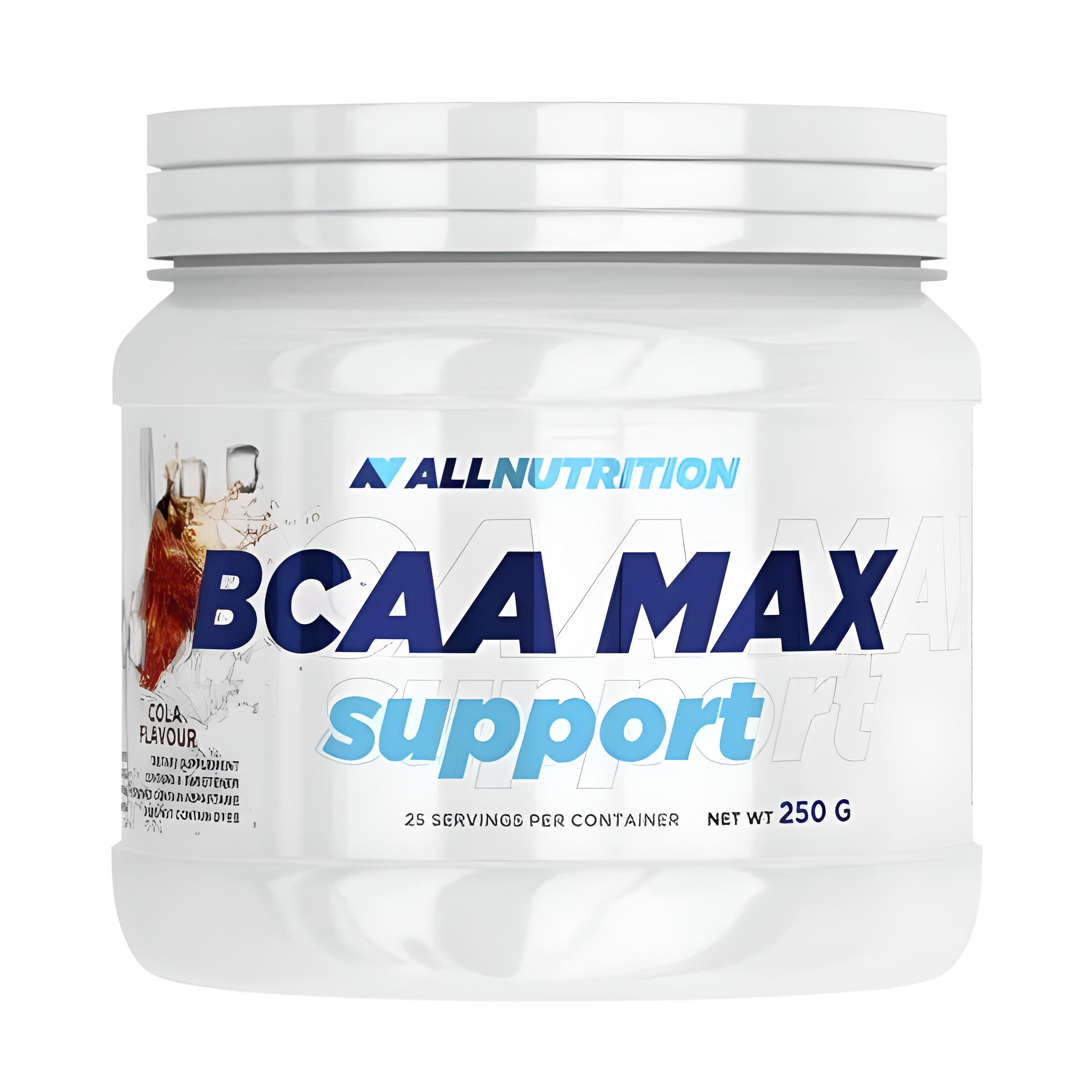 Амінокислота BCAA для спорту All Nutrition BCAA Max Support 250 г 25 порцій Cola