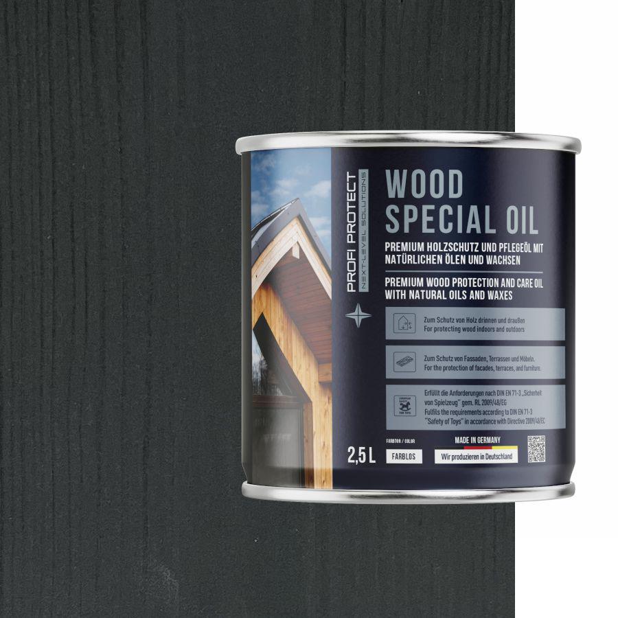 Лазурь на основе пчелиного воска и льняного масла ProfiProtect Wood Special Oil 2,5 л Gris (22556126) - фото 1