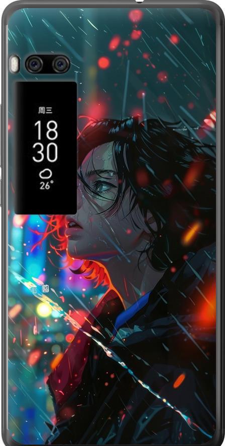 Чехол на Meizu Pro 7 Plus Ночные огни (6096u-1131-42517)