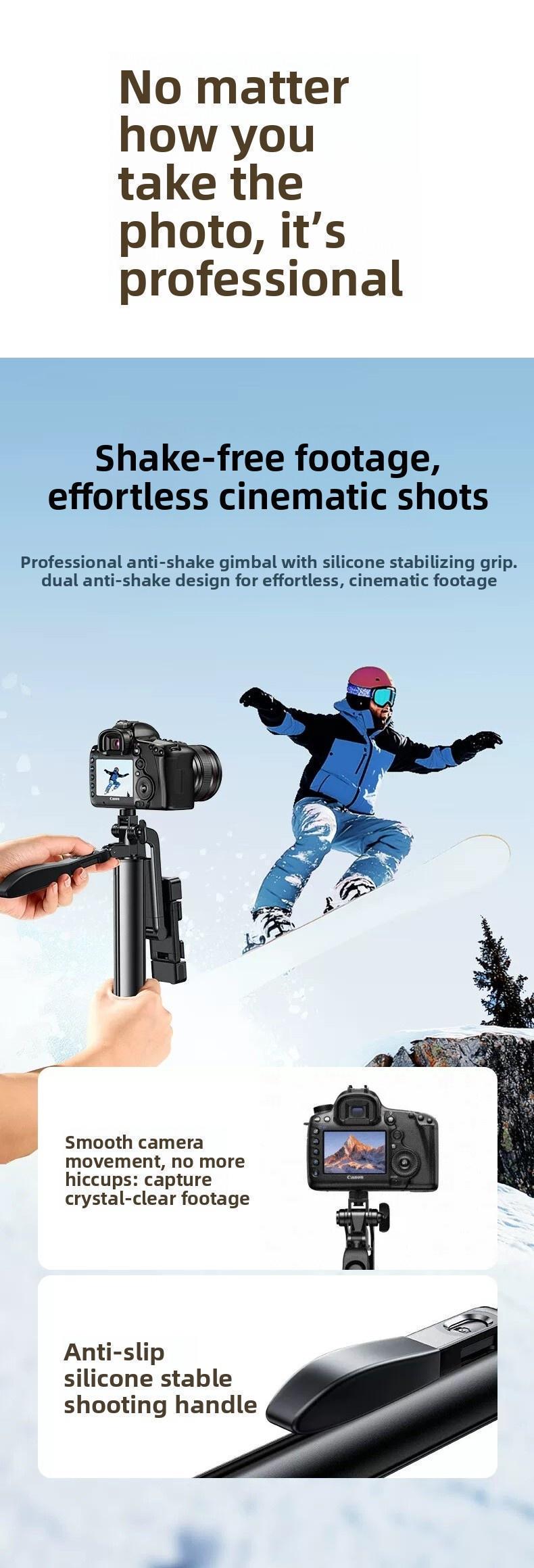 Монопод телескопічний Ugreen 170 см алюмінієвий 1/4 Чорний (45681) - фото 3 Монопод телескопічний Ugreen 170 см алюмінієвий 1/4 Чорний (45681) - фото 3