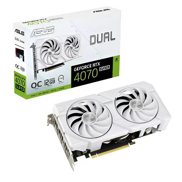 Видеокарта Asus nVidia RTX 4070 12 Гб GDDR6 21000 МГц 192 bit (DUAL-RTX4070S-O12G-EVO-WHITE) - фото 11 Видеокарта Asus nVidia RTX 4070 12 Гб GDDR6 21000 МГц 192 bit (DUAL-RTX4070S-O12G-EVO-WHITE) - фото 11