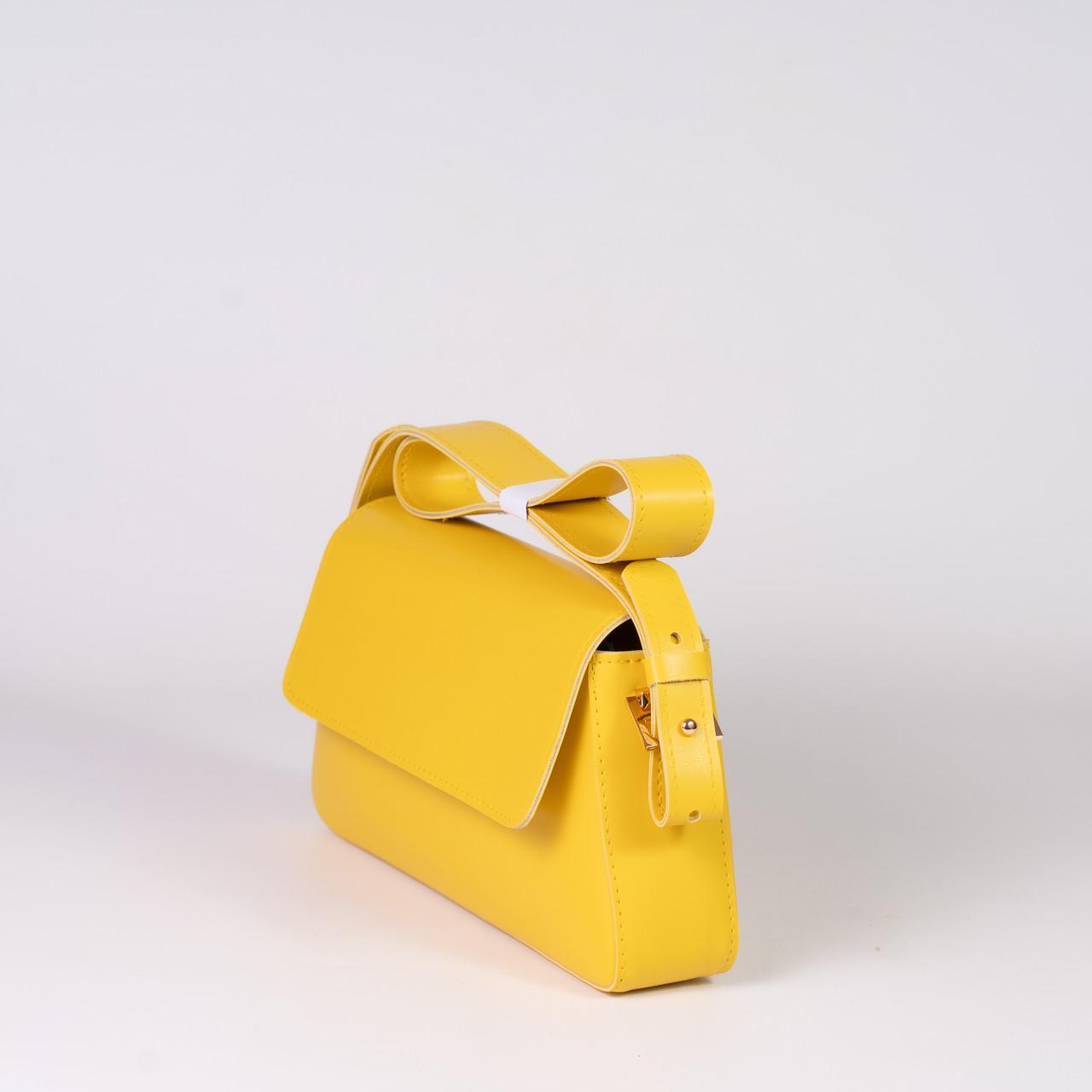 Сумка женская багет XENIA № 26-24 Желтый - фото 4 Сумка женская багет XENIA № 26-24 Желтый - фото 4