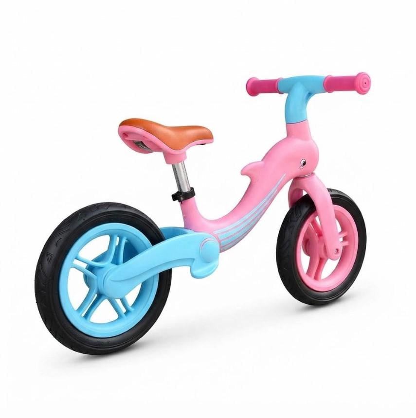 Біговел Balance Bike Dolphin Pink (M1041) Біговел Balance Bike Dolphin Pink (M1041)