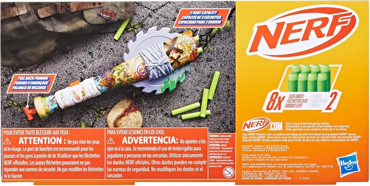 Бластер Nerf Зомби забастовка Бита Zombie Strikeout (F8958) - фото 5 Бластер Nerf Зомби забастовка Бита Zombie Strikeout (F8958) - фото 5