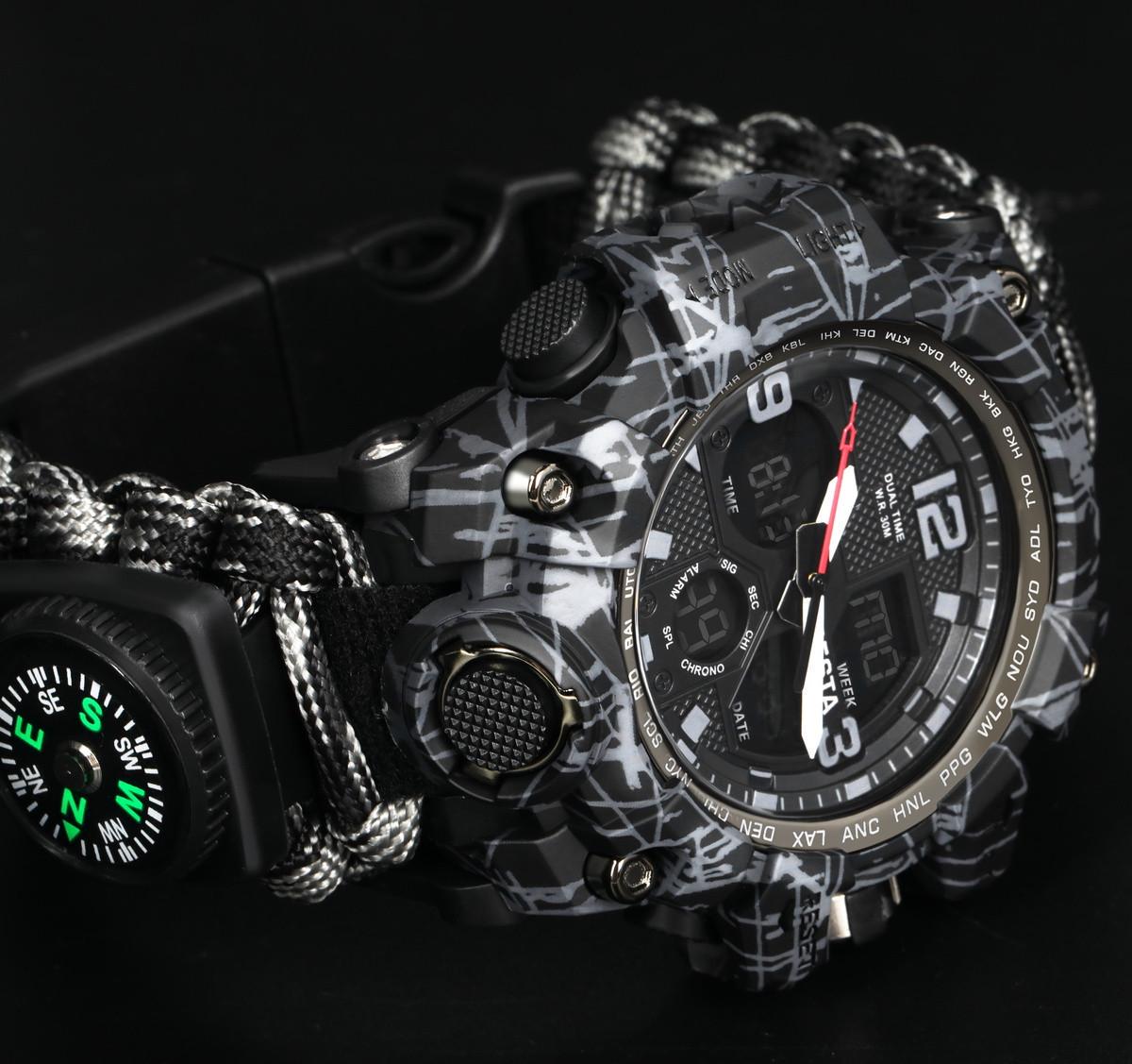 Годинник наручний BESTA Life Pro Grey з компасом (2435837706) - фото 4 Годинник наручний BESTA Life Pro Grey з компасом (2435837706) - фото 4