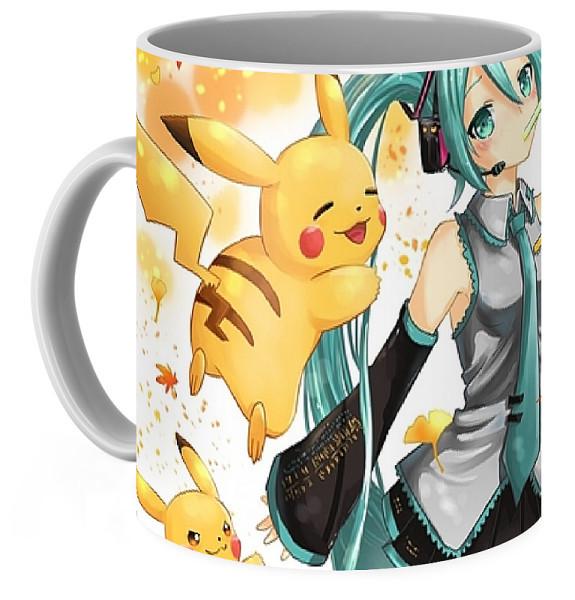 Чашка Вокалоиды Vocaloid Хацунэ Мику Hatsune Miku pokemon VC 02.07