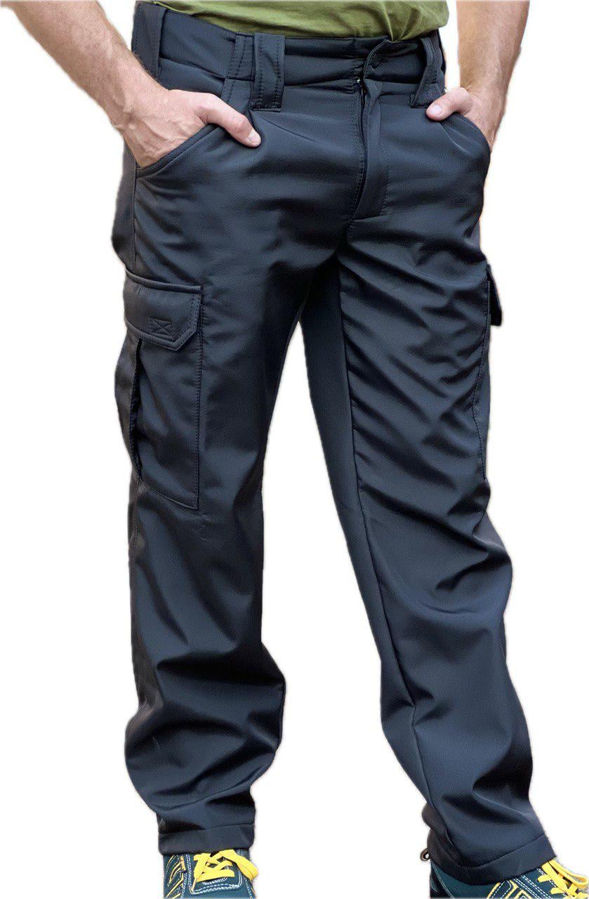 Штани утеплені дюспо-фліс р. 56/58 170-176 см Чорний (31847118)