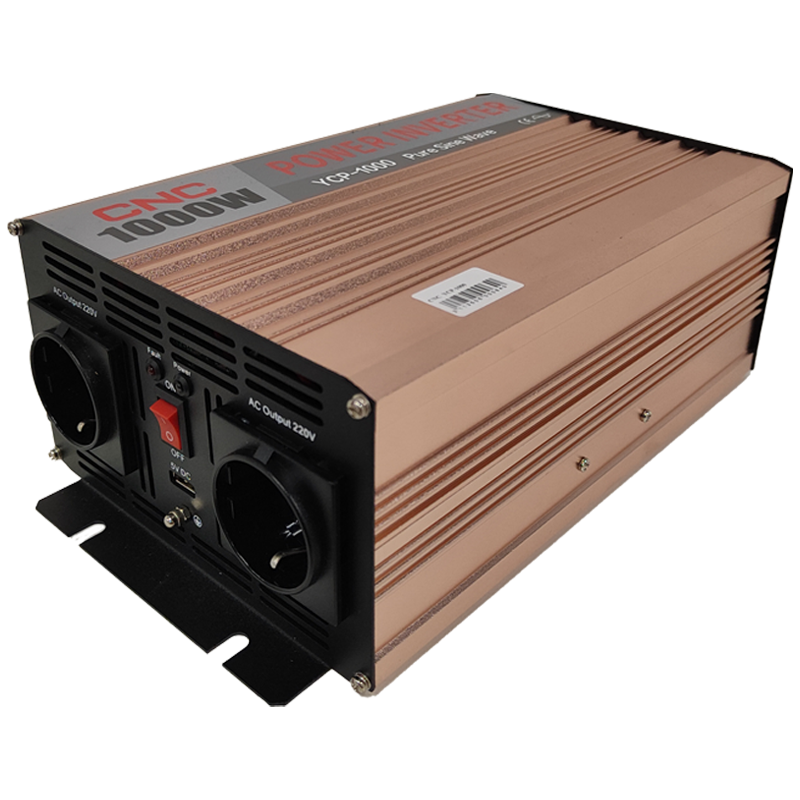 Інвертор CNC YCP-1000 1000 Вт вхідна 11-15V DC вихідна 230V AC чиста синусоїда (Б00042834) - фото 1
