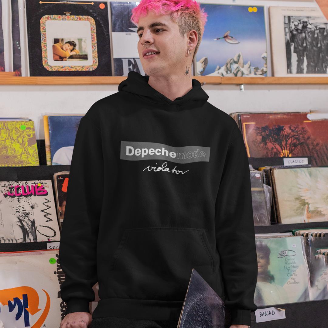 Худі флісовий унісекс Depeche Mode Violator 1990 XS Чорний