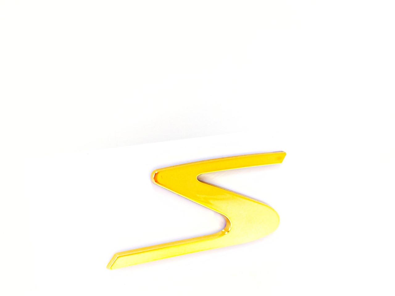 Емблема-напис S Maserati 670008101 Золотий (2492571862)