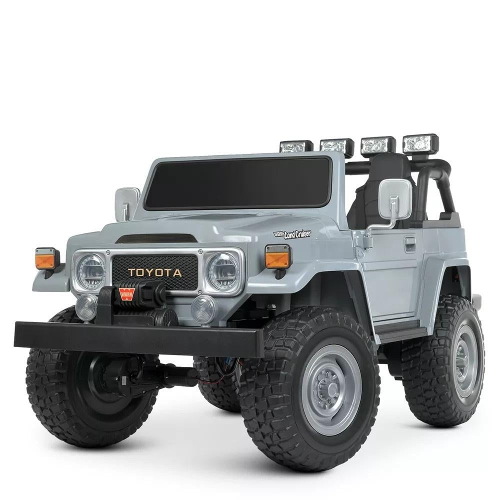 Электромобиль Bambi Джип Toyota с пультом управления Серый (M 4968EBLR-11(24V)