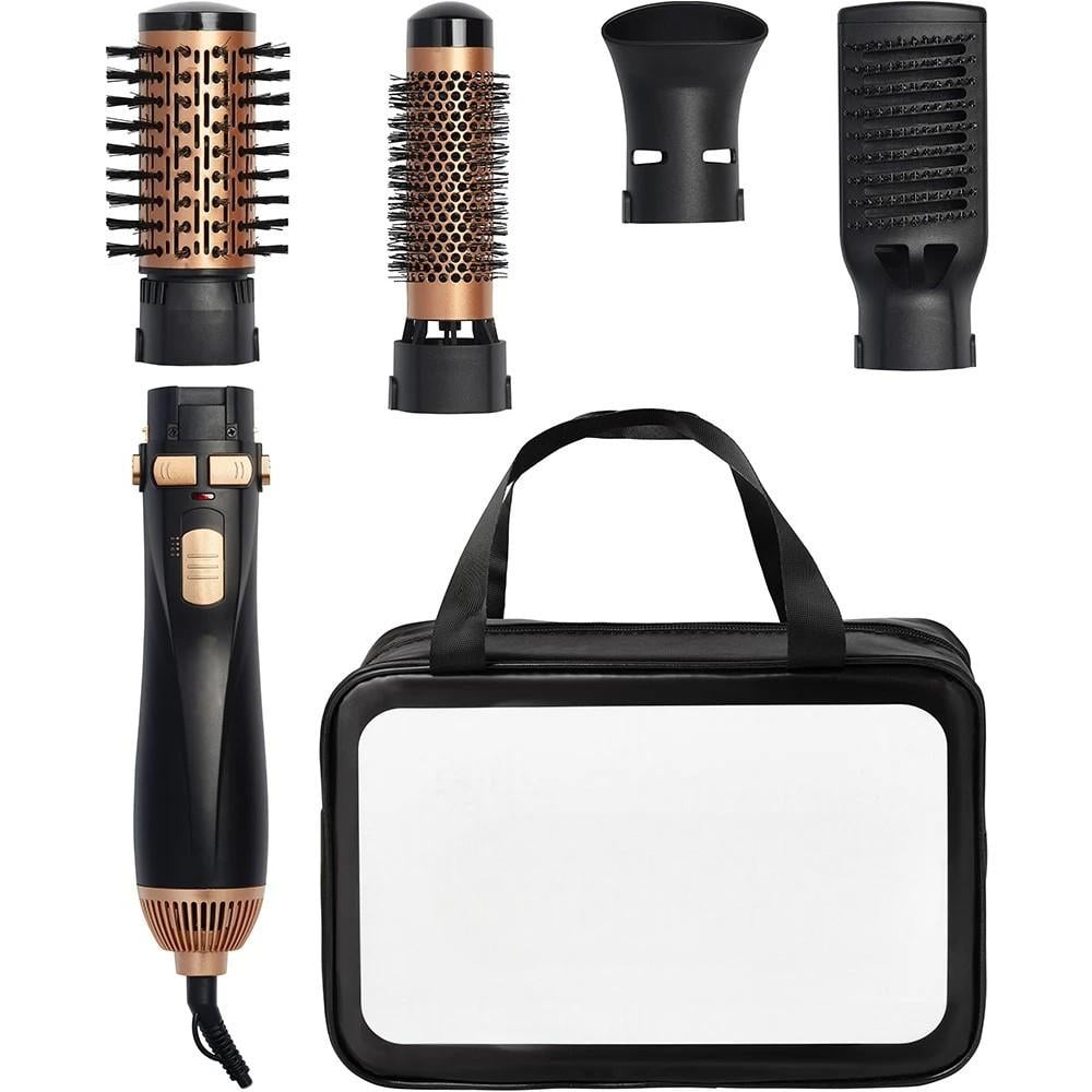 Фен-щетка RHC490-T 4в1 AirBrush вращающиеся щетки/турмалиновое покрытие 1200 Вт (ML-05038)