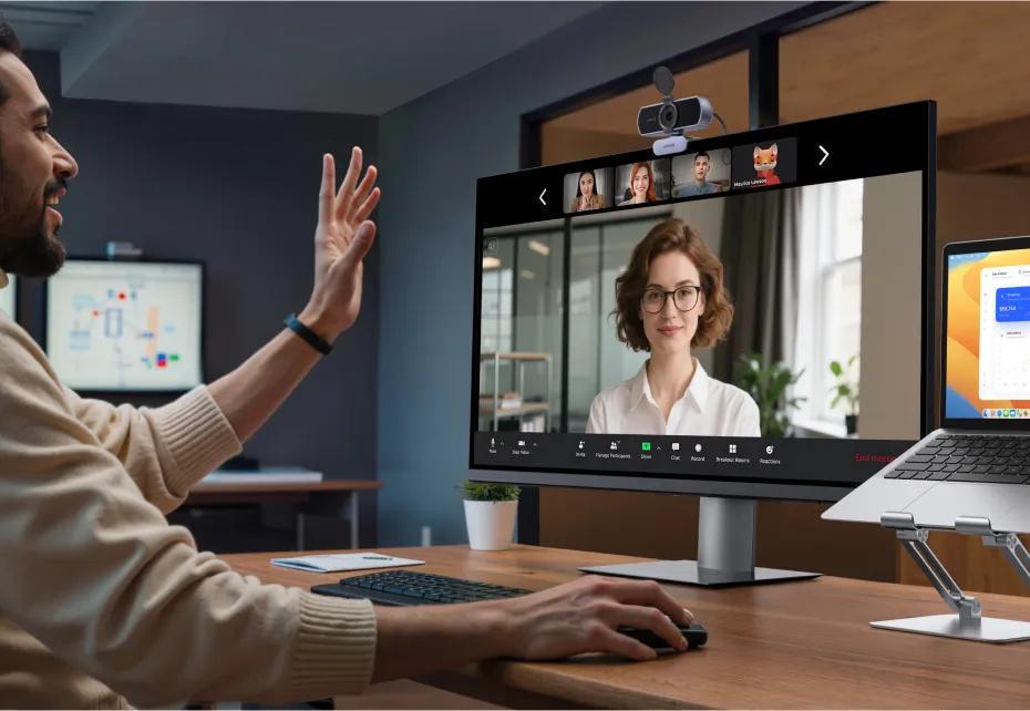 Веб-камера 4k Ugreen USB-C 2 м Серый (65381) - фото 9